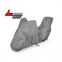 Plachta moto L+box mobile garage