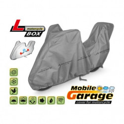 Plachta moto L+box mobile garage