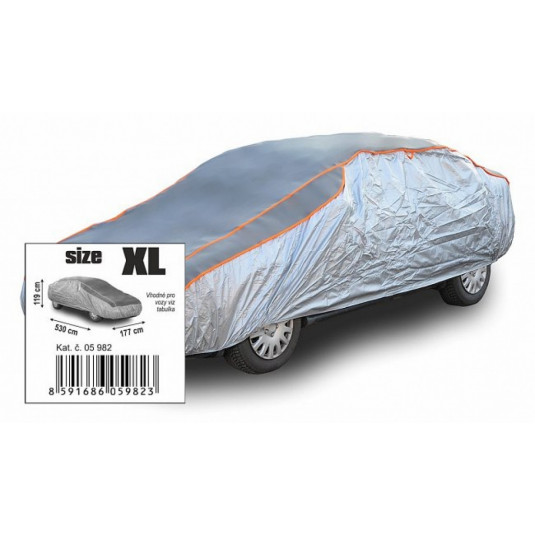 Ochranná autoplachta proti krupobitiu XL 533×177×120cm