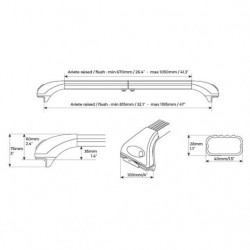 Strešný nosič Peugeot 5008 (od 2021) Ariete