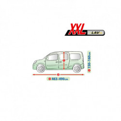 Plachta na auto OPEL Combo E kombivan Long - Garage