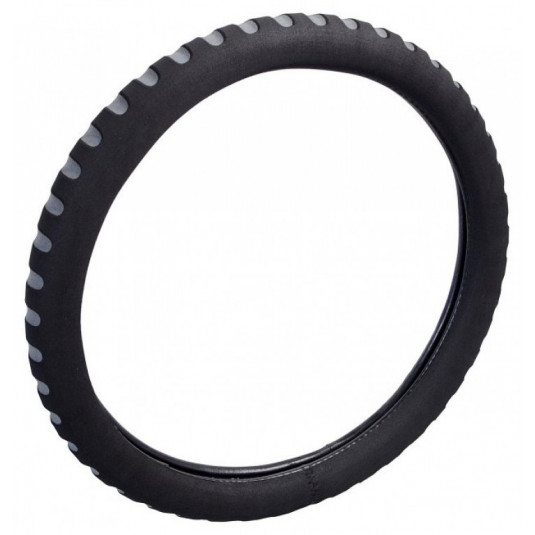 Poťah volantu penovy, šedý 37-39cm