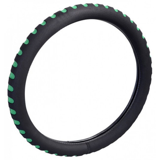 Poťah volantu penový, zelený 37-39cm