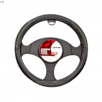 Poťah volantu 37-39 cm čierny masážny