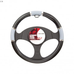 Poťah volantu SLIM 37-39 cm čierno-sivý