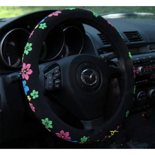 Poťah volantu 37-39 kvetiny