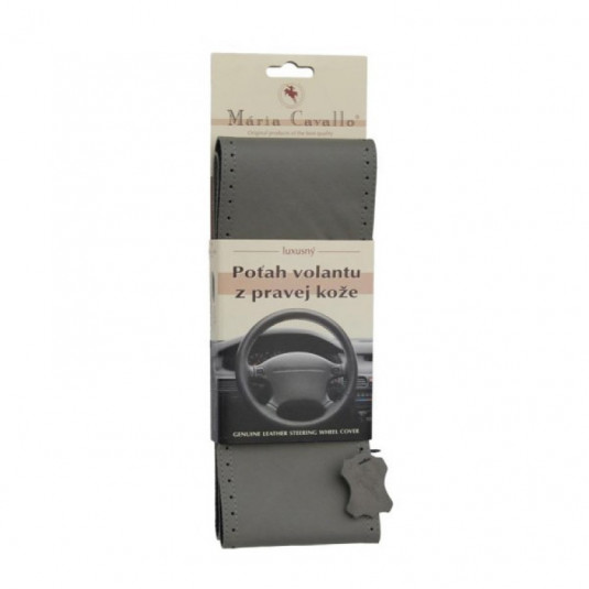 Poťah cavalo kožený C sivý 43-47