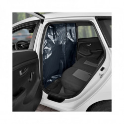 Hygienická plastová clona pre taxíky