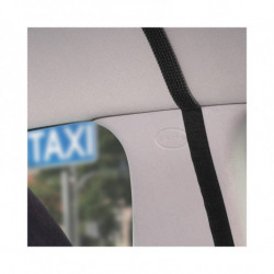 Hygienická plastová clona pre taxíky