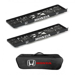 2x podložky ŠPZ  a taška HONDA - sada