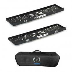 2x podložky ŠPZ  a taška MAZDA - sada