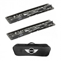 2x podložky ŠPZ  a taška MINI COOPER- sada