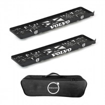 2x podložky ŠPZ  a taška VOLVO- sada