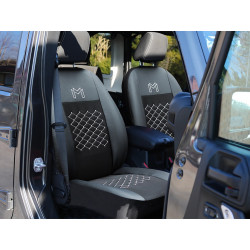 Autopoťahy Motive čierne (ekokoža-textil)