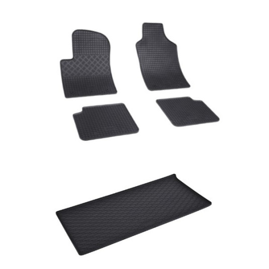 Rohože a vanička pre FIAT 500 (2008-2015)