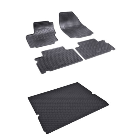 Rohože a vanička pre FORD S-Max 7m 3.rada sklopná (2007-2015)