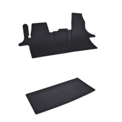 Rohože a vanička pre VOLKSWAGEN T6.1 L1 (od 2019) 2/3 miestna