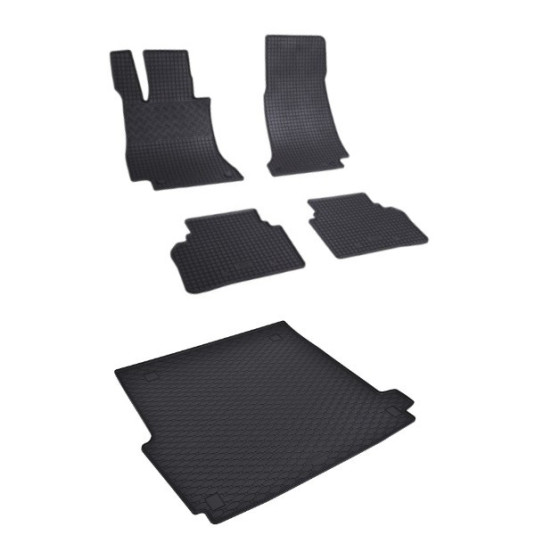 Rohože a vanička pre Mercedes E-Klasse Combi 2016- (S213)