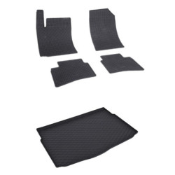 Rohože a vanička pre Kia Stonic 2021- bez medzipodlahy, dolná poloha kufra