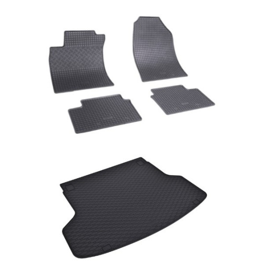 Rohože a vanička pre Hyundai i30 SW 2019- (oká v podlahe, úložný priestor)