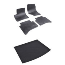 Rohože a vanička pre Volkswagen Touareg 2002 - 2010 (dvojzónová klimatizácia)