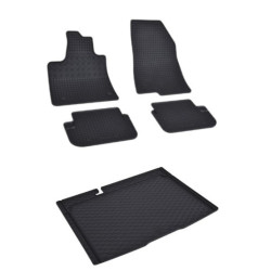 Rohože a vanička pre Dacia Sandero 2021- horná, dolná poloha kufra, aj bez medzipodlahy