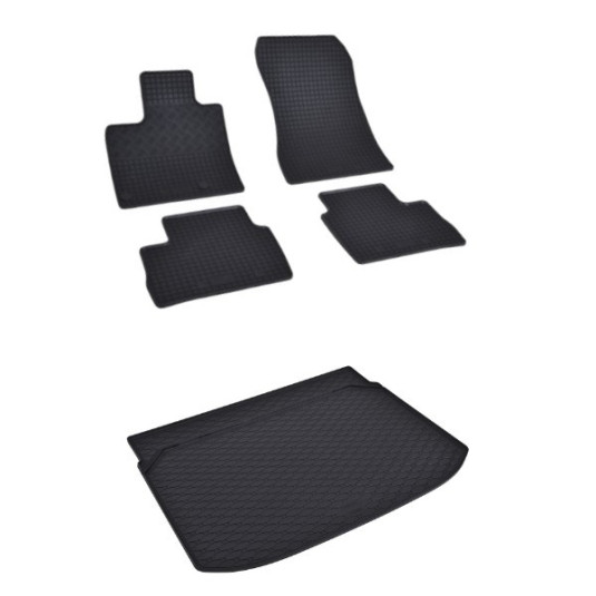 Rohože a vanička pre Nissan Qashqai 2022- horná, dolná aj bez medzipodlahy