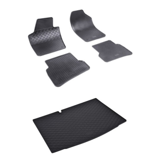 Rohože a vanička pre Škoda Fabia III HB (2014-2021)