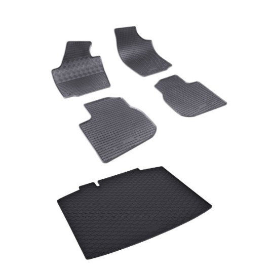 Rohože a vanička pre Škoda Rapid Spaceback (od 2013)