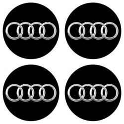 Samolepky živicové 3D AUDI 4ks