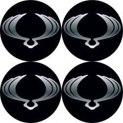 Samolepky živicové 3D Ssang yong 4ks