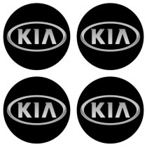 Samolepky živicové 3D KIA 4ks