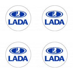 Samolepky živicové 3D Lada 4ks