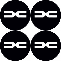 Samolepky živicové 3D DACIA nove logo 4ks