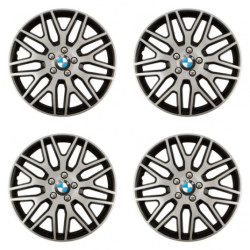 Puklice pre BMW 15 Dakar NC silver and black