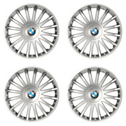 Puklice pre BMW 15 CRYSTAL silver