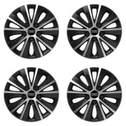 Puklice pre Audi 15 RAPIDE silver and black