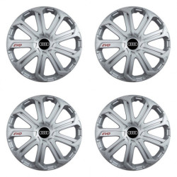 Puklice pre Audi 16 Evo silver