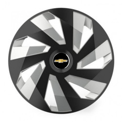 Puklice pre Chevrolet 15 Vector RC black and silver