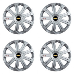 Puklice pre Chevrolet 16 Evo silver