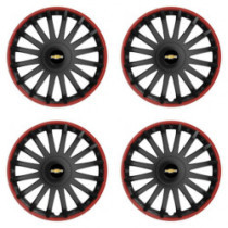 Puklice pre Chevrolet 16 CRYSTAL RO black