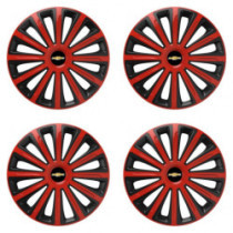 Puklice pre Chevrolet 16 TREND red and black
