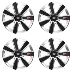 Puklice pre Honda 14 GTX CARBON silver/black