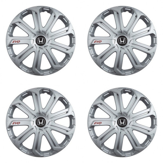 Puklice pre Honda 15 Evo silver