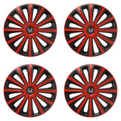 Puklice pre Honda 16 TREND red and black