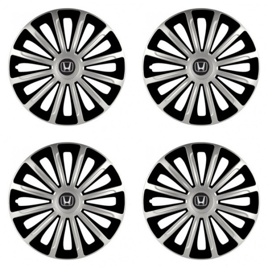 Puklice pre Honda 16 TREND silver and black