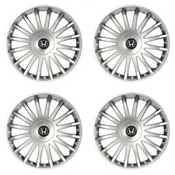 Puklice pre Honda 16 CRYSTAL silver