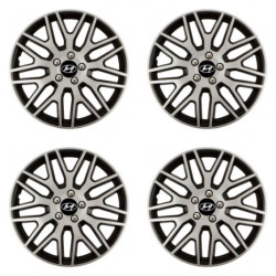 Puklice pre Hyundai 14 Dakar NC silver and black