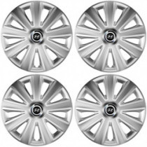 Puklice pre Hyundai 15 Aviator carbon silver