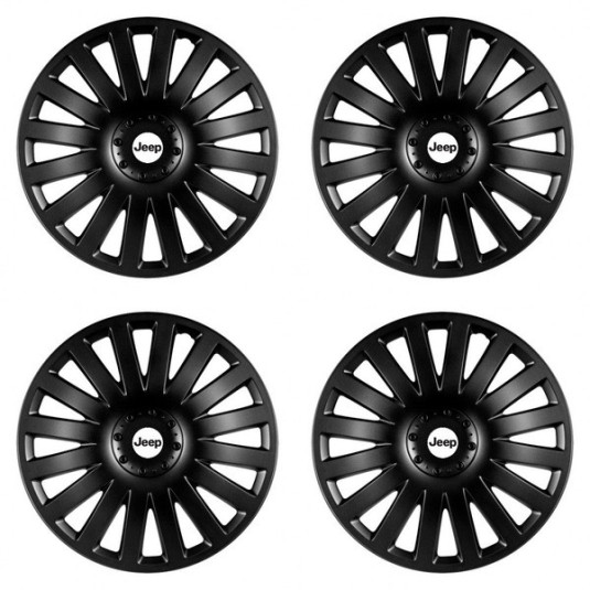 Puklice pre Jeep 15 Smart black